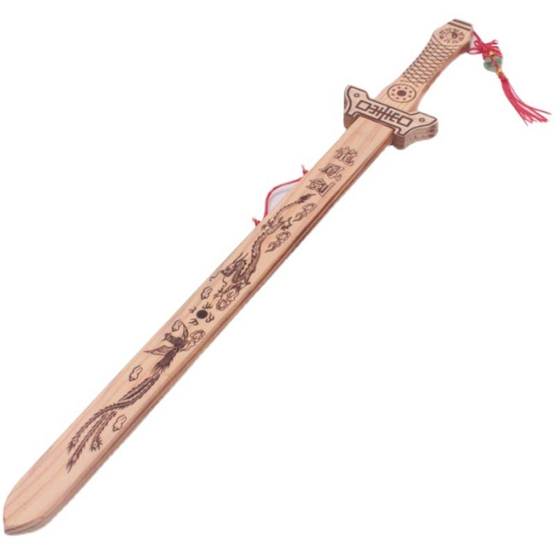 Children's Toys Sword Wood, Sword Wood, Sword Dragon, Sword Sword Sword Bamboo Sword Performance Private Sword and Falling Wood Making Sword