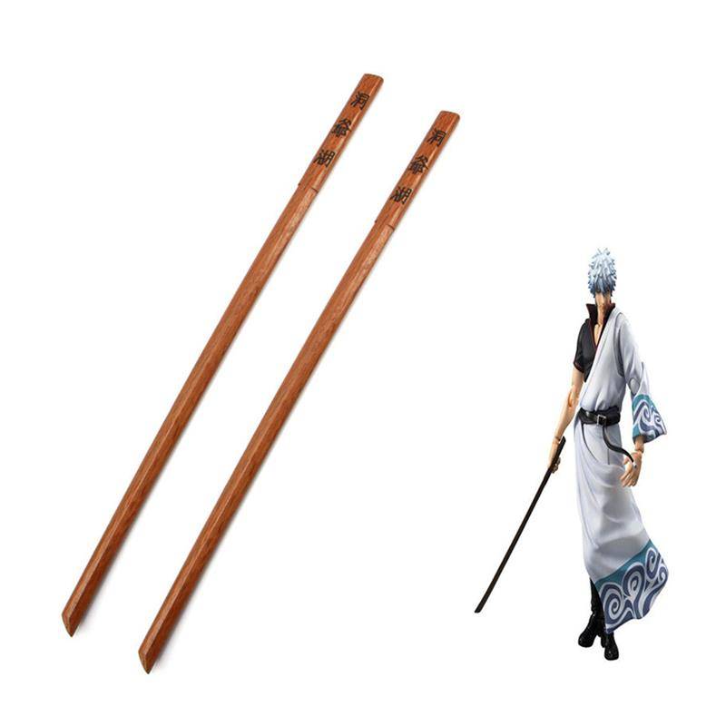 when the silver spirit cos sakada, toyako poi-san's sword was used to practice wooden swords