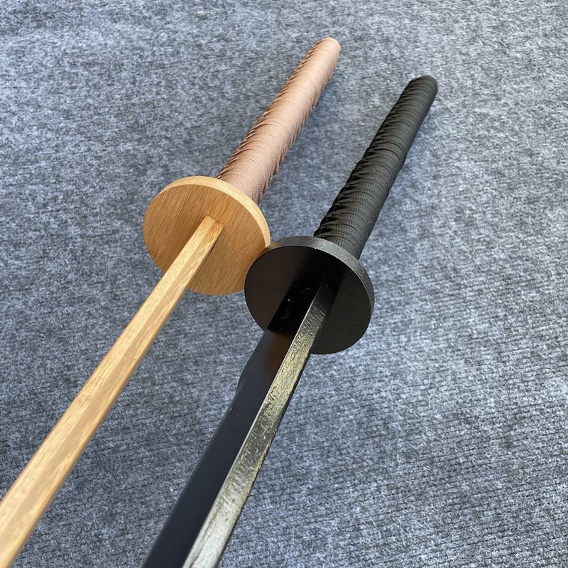1.4 meters of seedling knife Bamboo and wooden jurisprudence wood knife samurai sword blade Tang horizontal knife with sheath boy and children adult toy bamboo