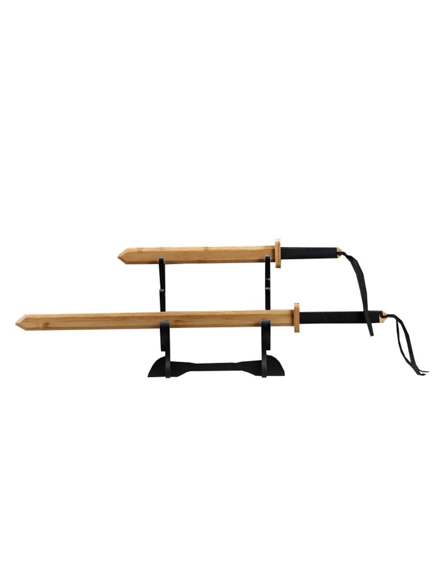 Children's toy wooden sword integrated sword sword -made sword sword swordsmanship two -handed sword martial arts performance training weapon