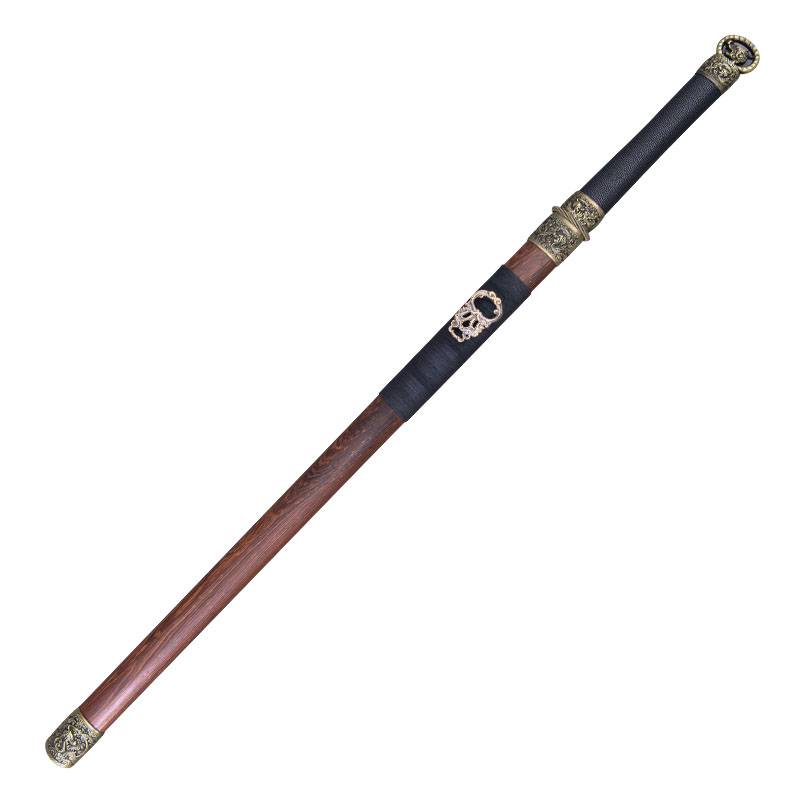 Wooden Knife Tang Hengdao Long Knife Bladder Profile Professional Practice Kendo Training Knife Martial Arts Children's Performance Proper Sword