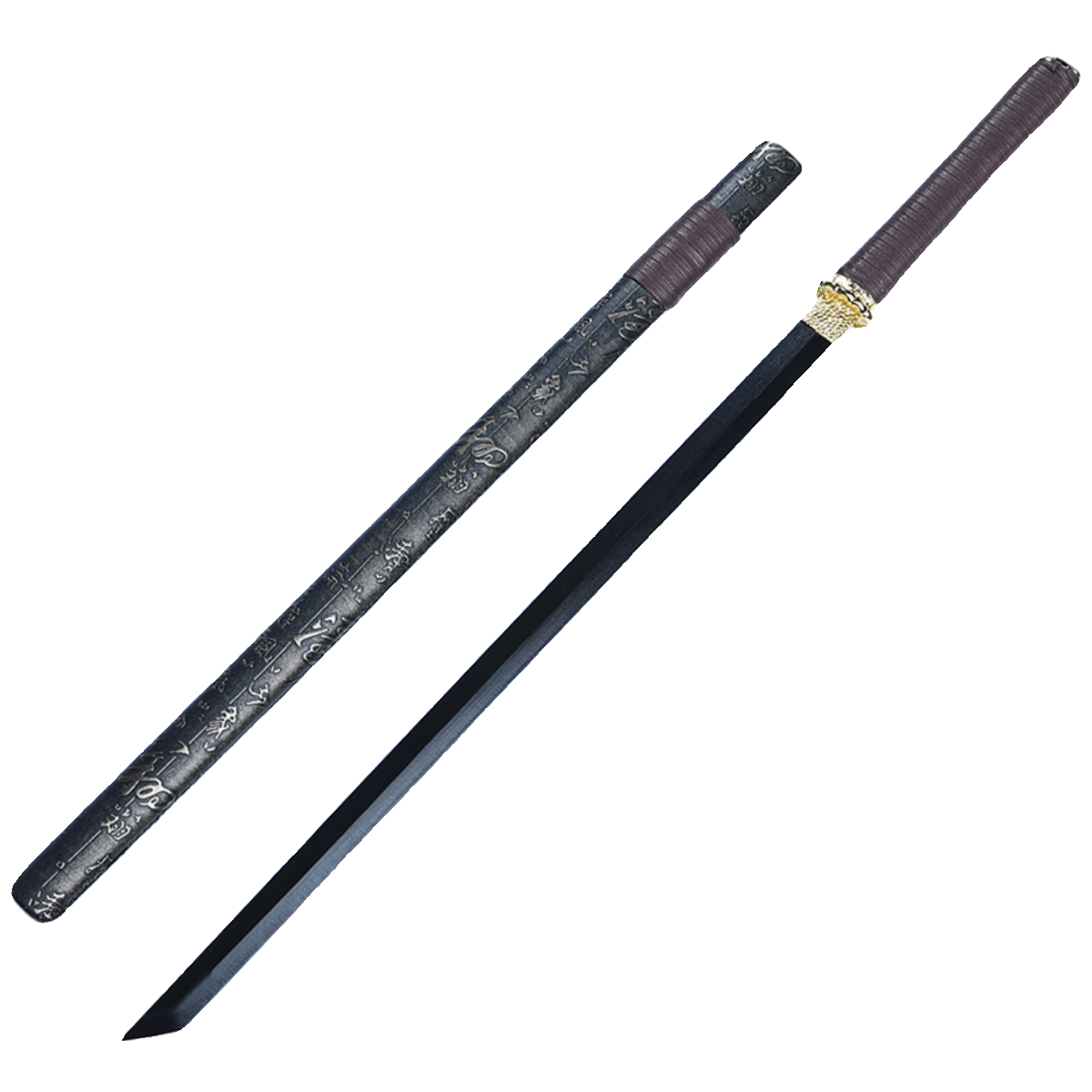 Bamboo wooden sword samurai Tang Hengdao Mochi Wood -Dao wood knife with sheath lives and sword martial arts exercise bamboo sword wood sword