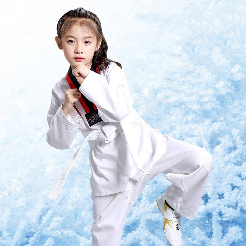 XK-T001 CHILDREN IN TAEKWONDO LONG SLEEVES FOR MEN AND WOMEN