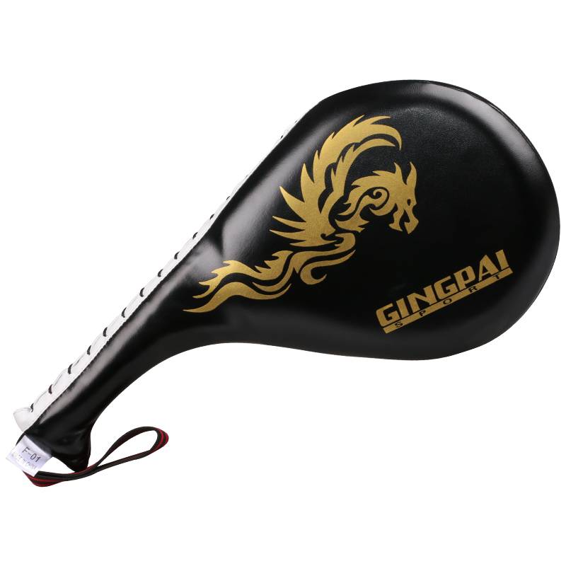 Gingpai taekwondo hand target foot target red double page target professional training fighting chicken leg target black air -to -air stadium