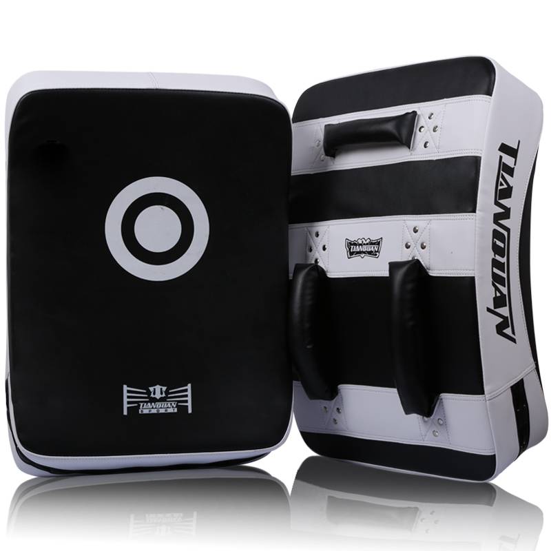 Taekwondo foot target side kicking target arc -shaped chest target big foot target Sanda boxing Muay Thai bending trainer