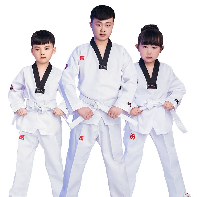 Children's men's and women's Taoism clothes Taekwondo clothing adult MOOTO student training service competition service coach service a set of customization