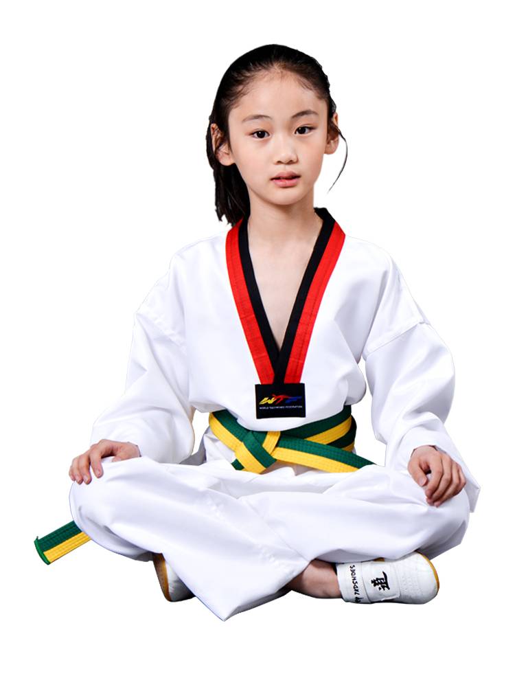 Taekwondo wears long-sleeved cuffs for adults in the summer and training clothes for men and women