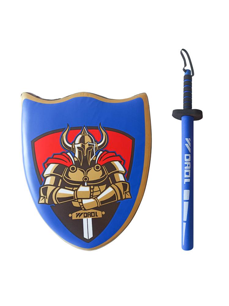 Children's Taekwondo Knight Set Sword Shield Combination Sanda Training target Shield Baste Top Target Wall Targeting Skootte