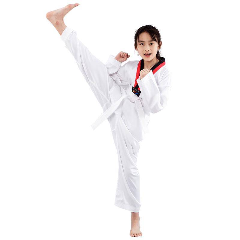 Children Taekwondo clothing summer beginner adult pure cotton college student male and female performance service custom competition training suit