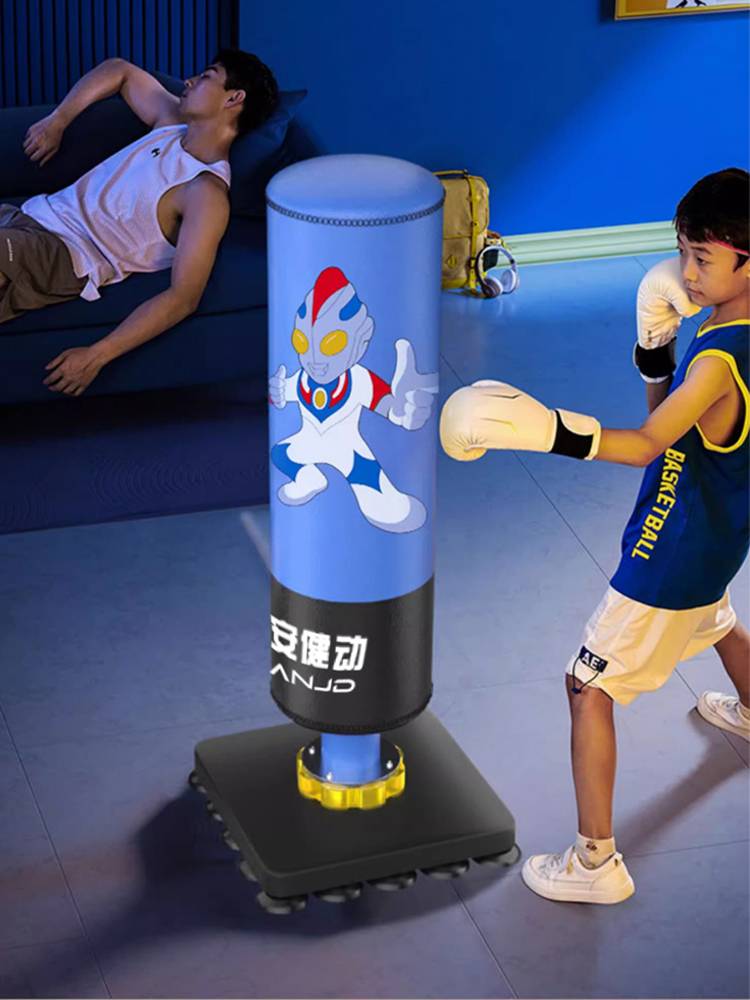Boxing sandbag Sanda children's vertical sandbag taekwondo downs home martial arts martial arts adult children training equipment