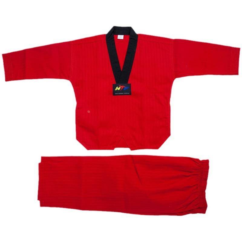 Spot Taekwondo clothing Children's adult coach clothing red black training clothing, potential clothes Taekwondo clothing