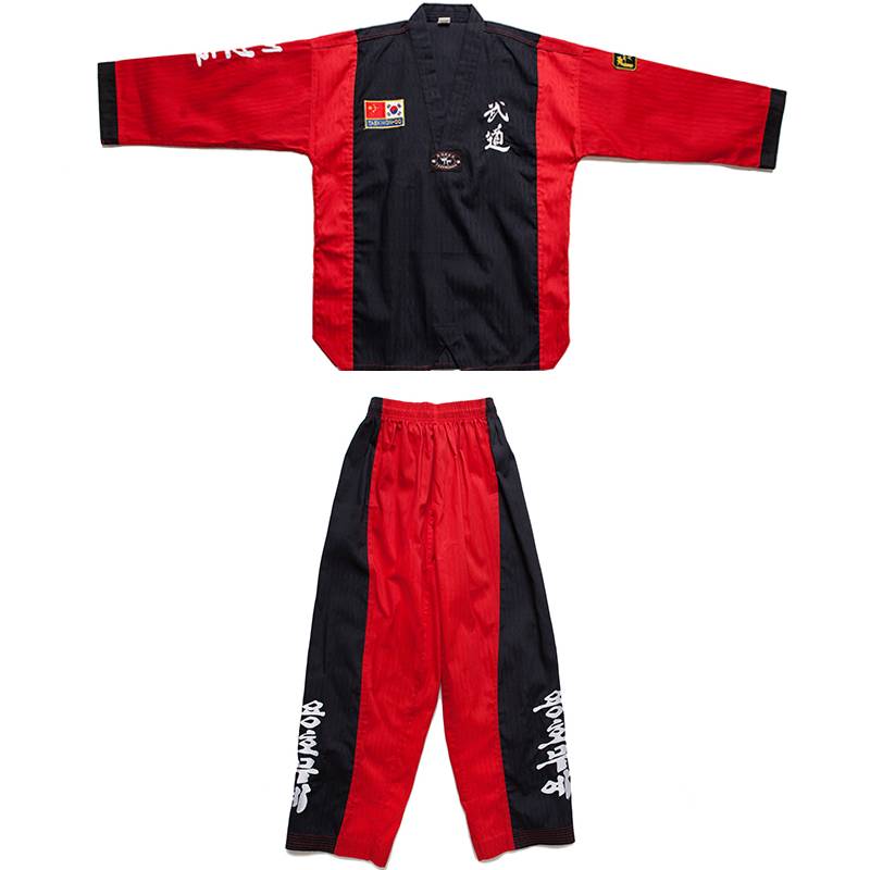 Tetsu adult taekwondo training suit for men and women in long-sleeve taekwondo costumes