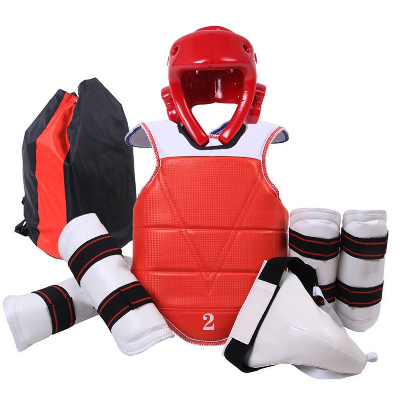 Five sets of taekwondo protective gear for adult children, eight sets of combat gear