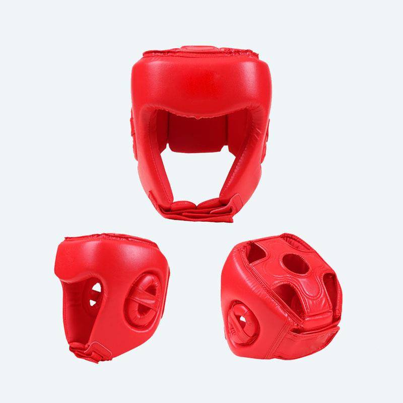 Sanjie protective helmet career becomes a child thickened boxing boxing helmet Thai boxing training head taekwondo gear guard