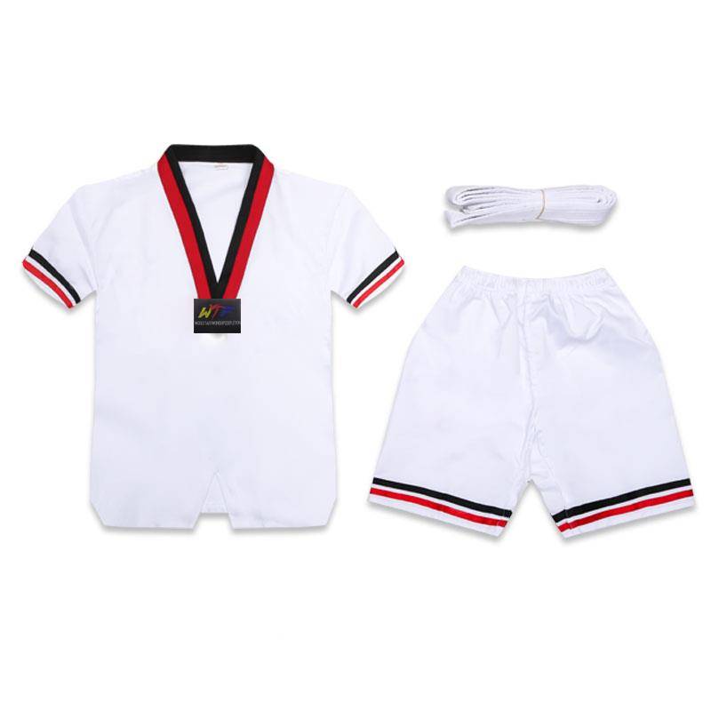 Children's Taekwondo clothing short -sleeved summer summer adult beginner college men and women custom training clothes