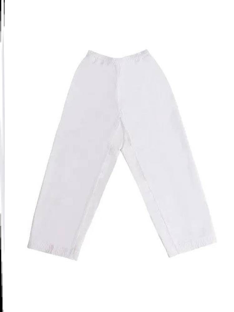 Kung-do pants for adult college students, male and female judo martial arts training, white for beginners