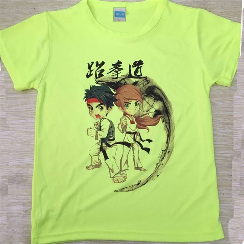 Taekwondo T-shirt custom-made short-sleeved, short-sleeved, t-shirt t-shirt-printed mail-order costumes