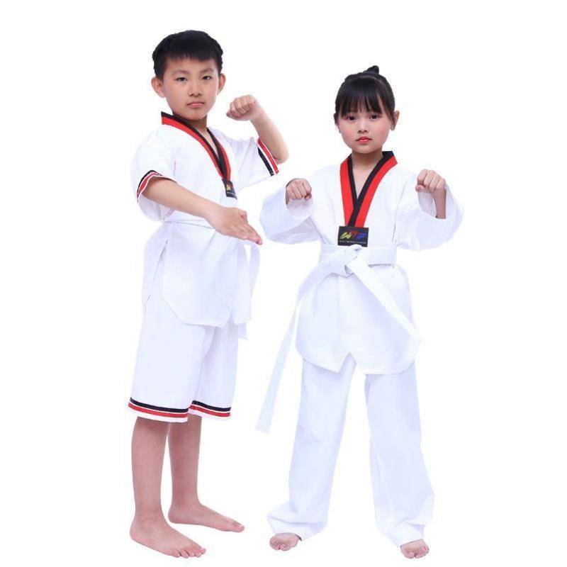 Tekwondo wears a child ' s thong-free thongs for the summer and winter adult male and female students customised for first-time dress training