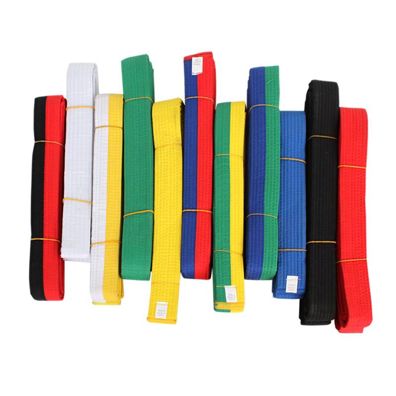 Taekwondo belts, ribbons, promotion strips, ribbon embroidered 4 cm belts, belts, children's belts