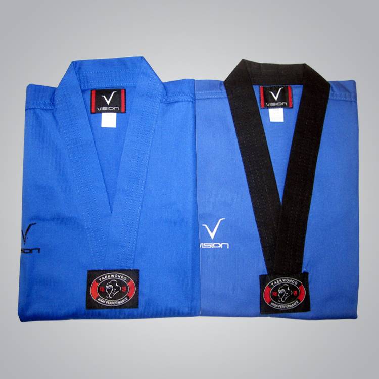 Free shipping Taekwondo Taoism Children's Adult Performance Coach Blue Taekwondo Taoism Clothing