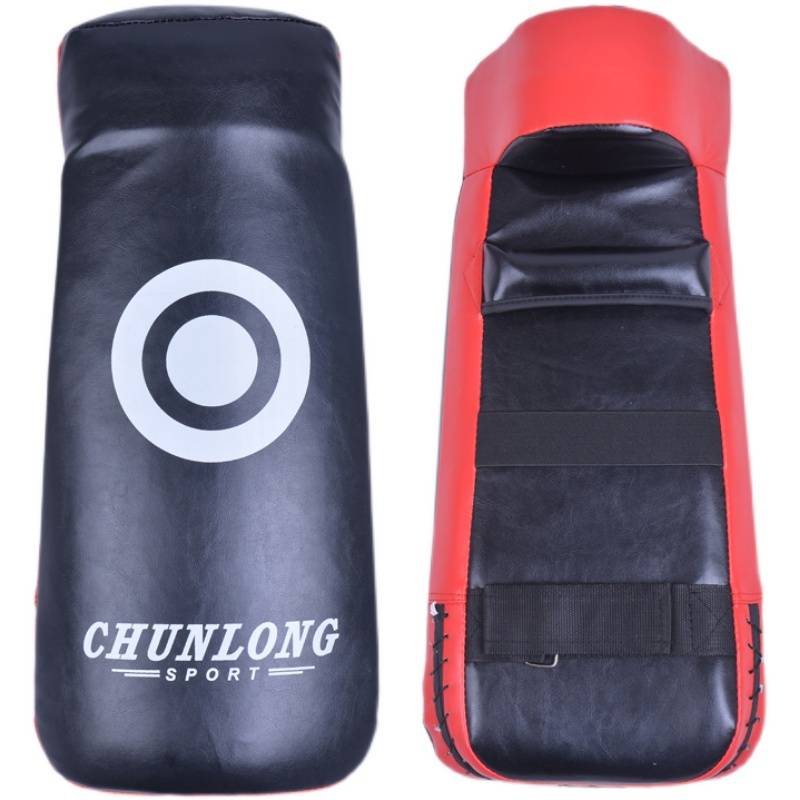 Taekwondo's child range target training device for adult foot-to-scratches for arms protection