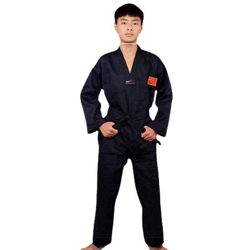 Black and Red Summer Kid Taekwondo