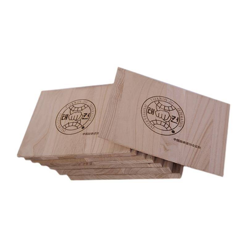 A wooden tablet exercise with wood stick children's exam boards for the training of woodboard breakers