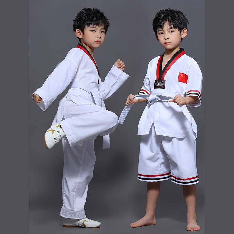 TAEKWONDO TRAINING CLOTHES, CHILD C, ADULT TRAINING CLOTHES, MALE AND FEMALE