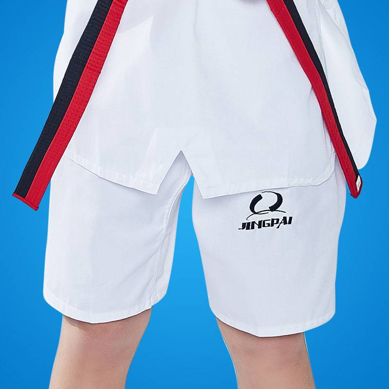 Pure cotton taekwondo for children training for first-class adults, male and female, and custom for short-sleeved taekwondo