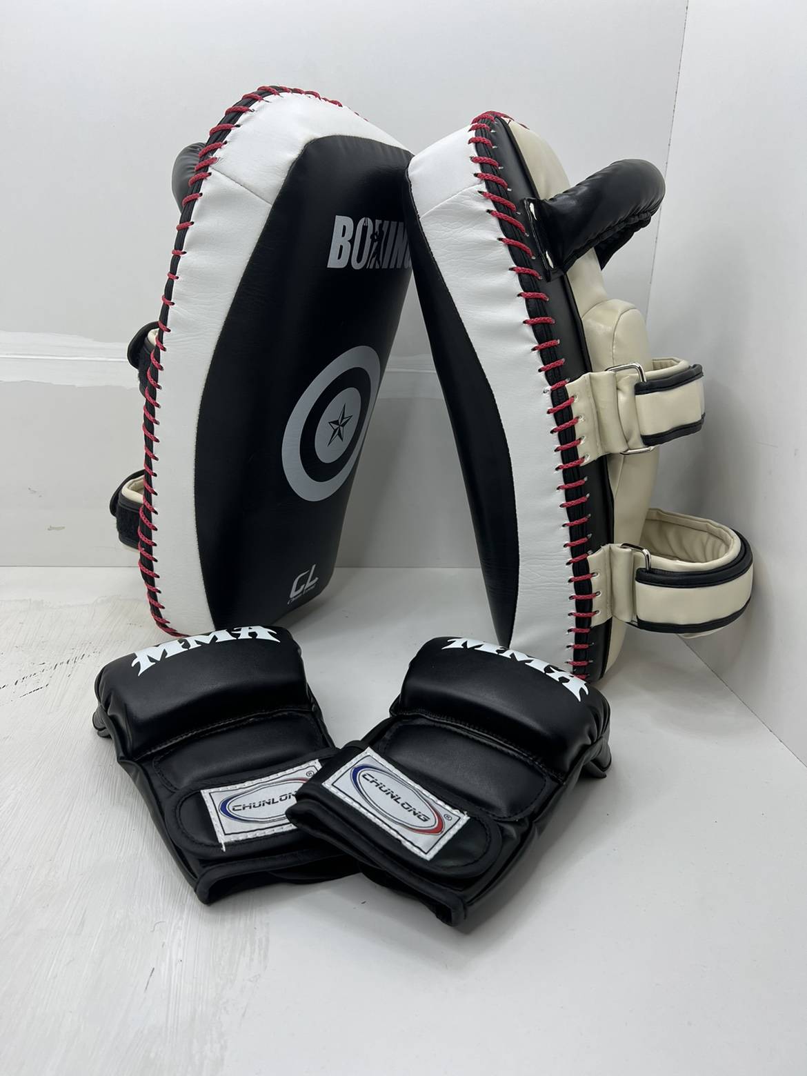 Chunlong Muay Thai Della boxing foot target thickened PU foot target Sanjue Thai taekwondo foot target boxing boxing target