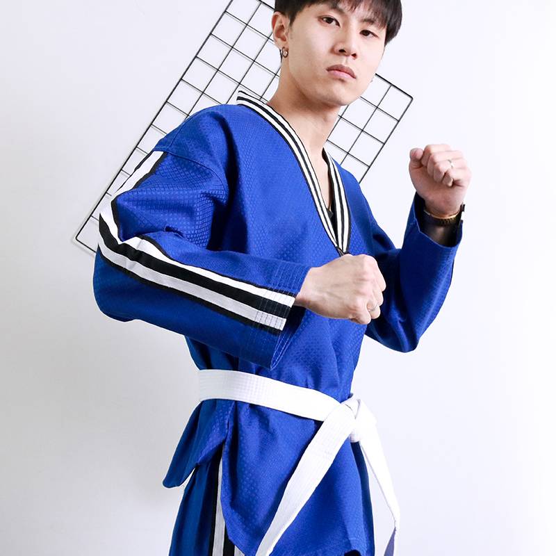 Pure cotton Taekwondo clothes Children's training service summer dress adult college students, male and female long -sleeved short -sleeved, custom embroidery characters