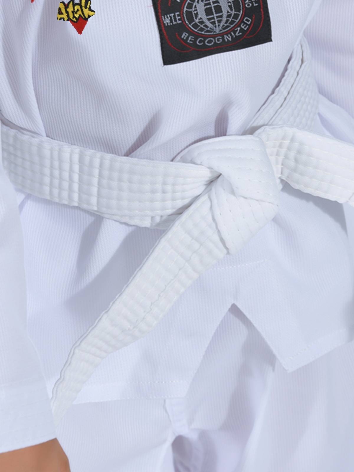 Tekken Kung-do's Pure Cotton Long-Sleeved Children's Junior Scholar, male and female trainer's trainer's clothes are customised to print