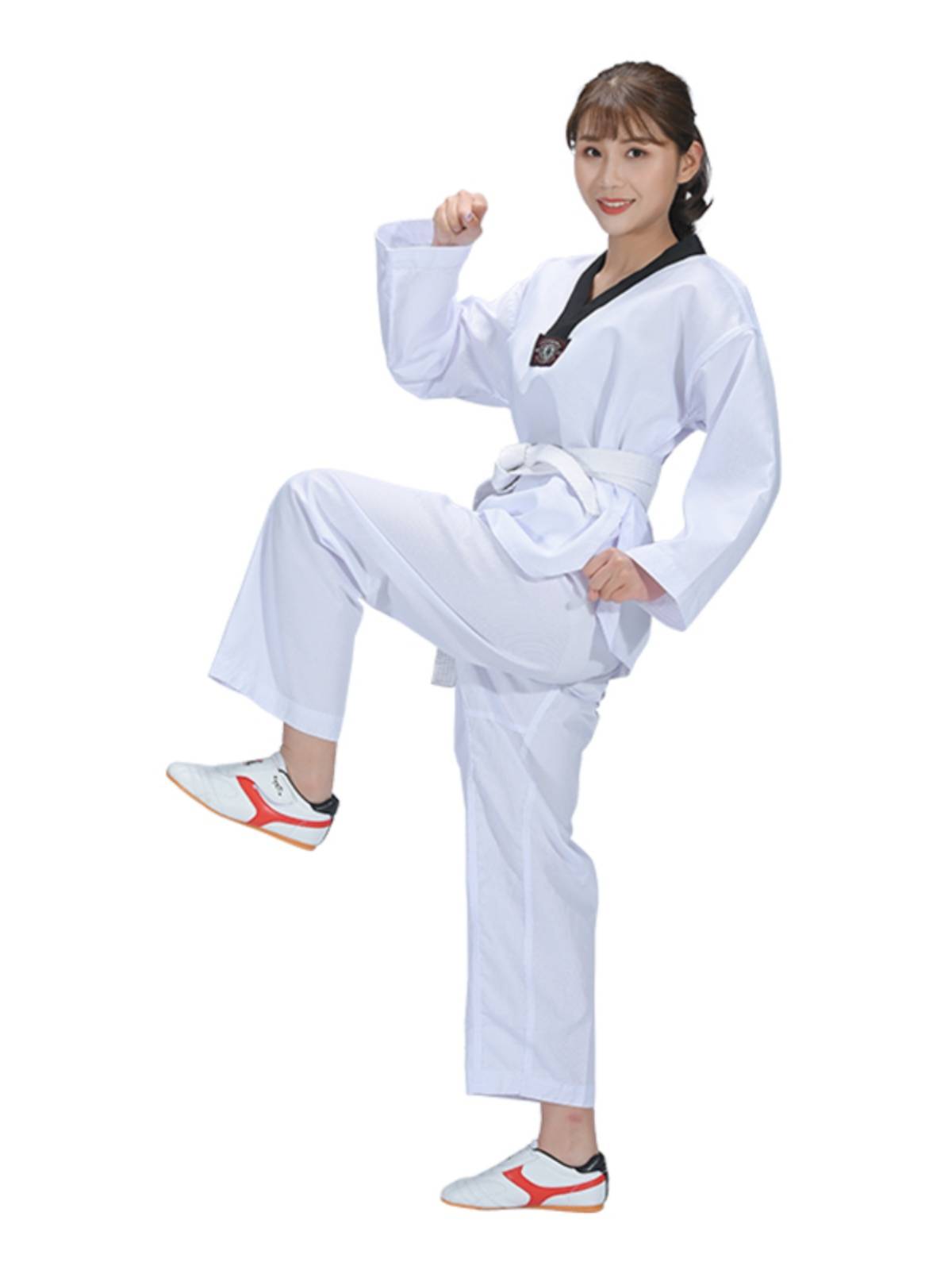 Tekken Kung-do's Pure Cotton Long-Sleeved Children's Junior Scholar, male and female trainer's trainer's clothes are customised to print