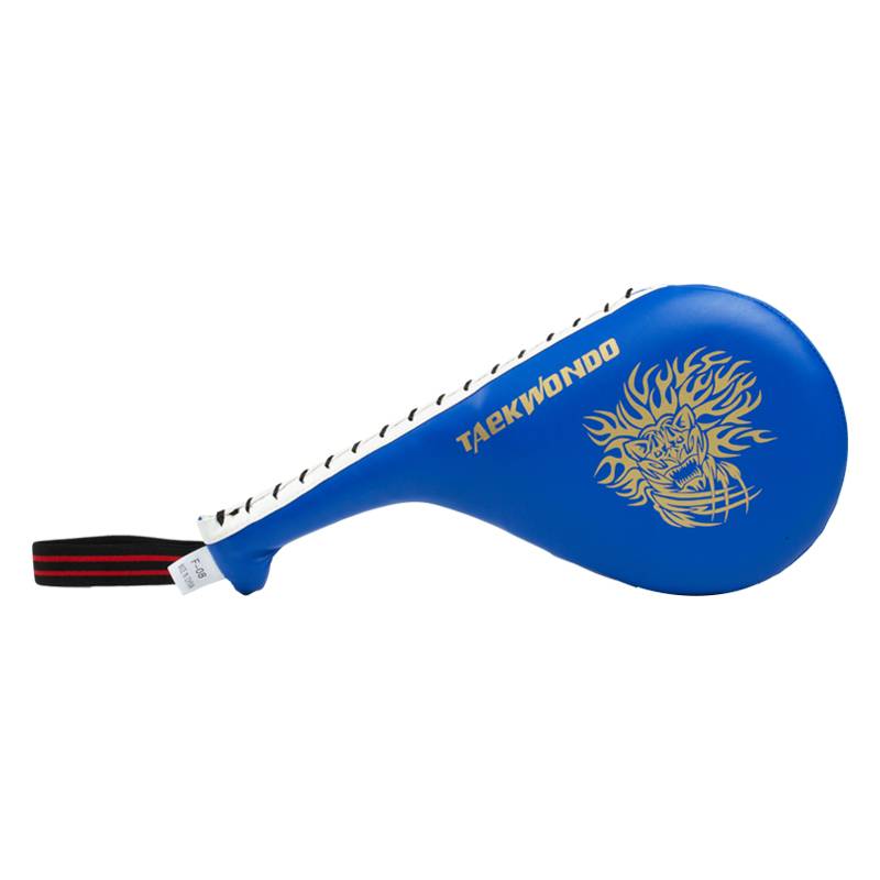 Taekwondo's children's school practice double-footed goaler double-leaved taekwondo training device foot
