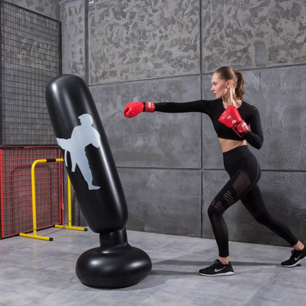 Water bag boxing pillars Furnishing Sanda Boxing target standing adult children Taekwondo training device inflatable tumbler sandbag