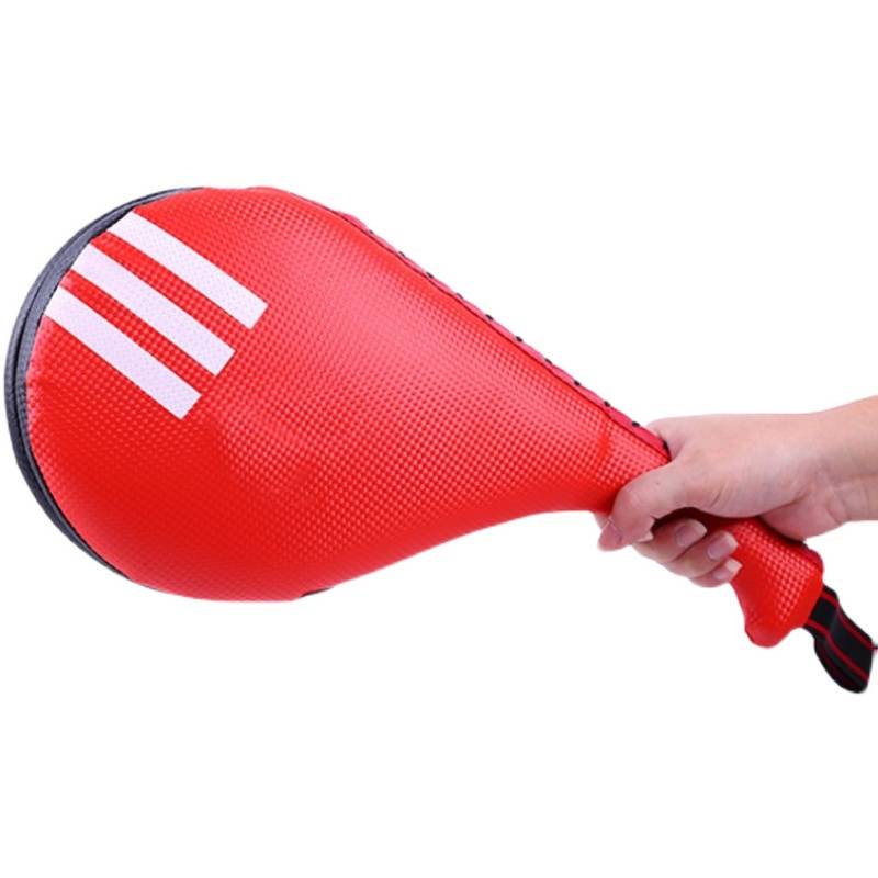 Taekwondo foot training equipment to kick a target for a target child with a target for a target