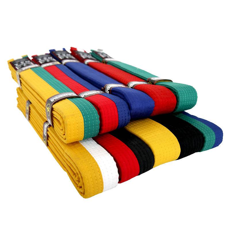 Taekwondo belt karate black-banded coloured track for adult children, 1.6-3.2 metres