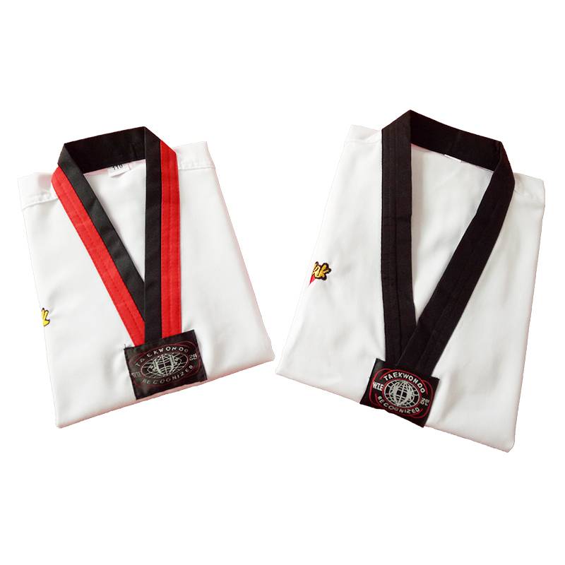 Cotton Taekwondo clothing Children's long -sleeved short -sleeved men's and women's taekwondo training clothes children's beginner taekwondo clothing