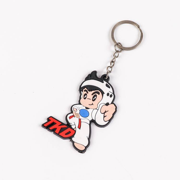 Spot a variety of taekwondo pendant jewelry keychain, small humanitarian clothing, gift gift gifts, cartoon characters