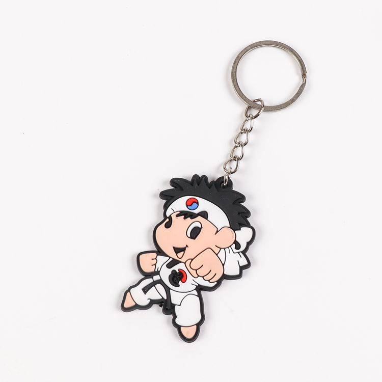 Spot a variety of taekwondo pendant jewelry keychain, small humanitarian clothing, gift gift gifts, cartoon characters