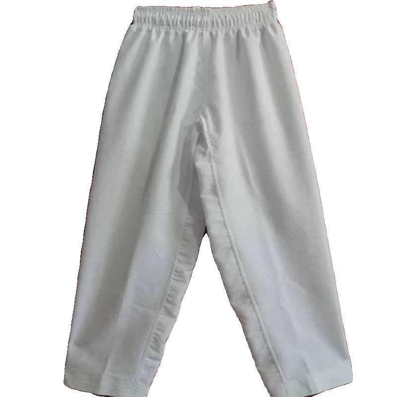 Children's small rain dot light fabric taekwondo pants long pants short pants white black trousers single pants