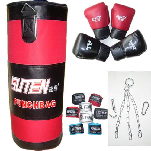 80-thirty-three-story red Oxford boxing bag empty