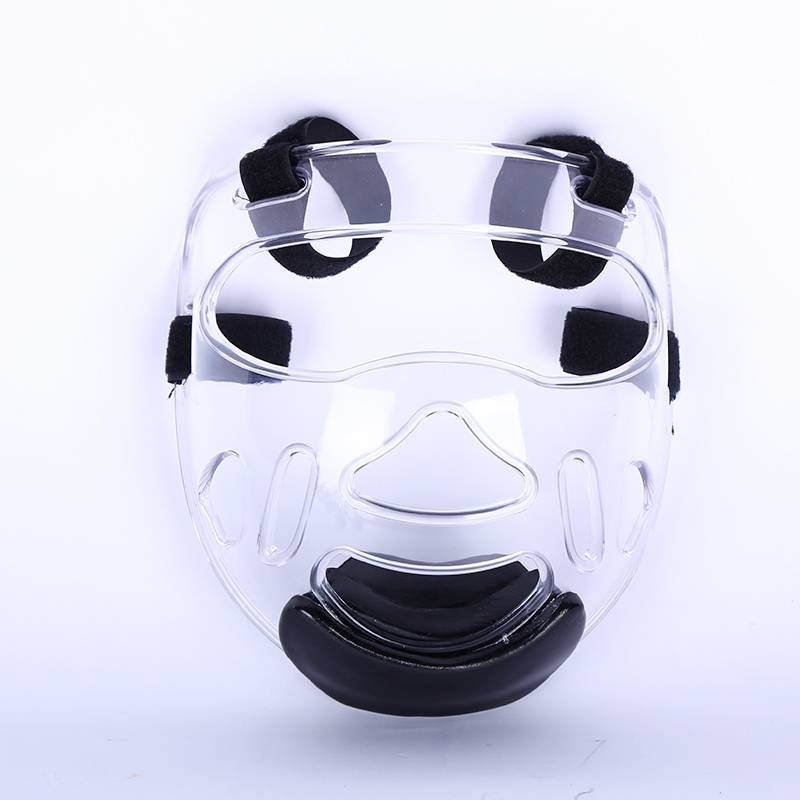  mask taekwondo facial protection face transparent protective mask helmet care fabric head mask strong demolished