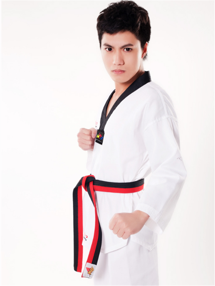 Professional customized taekwondo Taoist clothes summer short -sleeved long -sleeved long -sleeved summer children's and female adult training clothing pure cotton junior cotton juniors