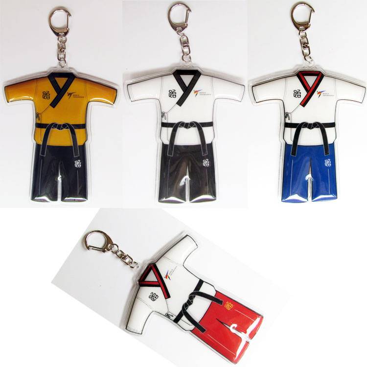 Hot -selling Taekwondo Gifts Small Pendant Tunnar Key Buckle Exquisite Prize Jewelry More Taekwondo Accessories