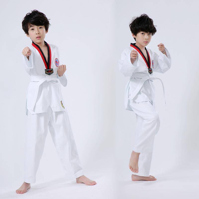Wudao Dragon Cotton Taekwondo Server Children Adult Pure Cotton Spring, Summer Autumn and Winter soft and breathable training competition service