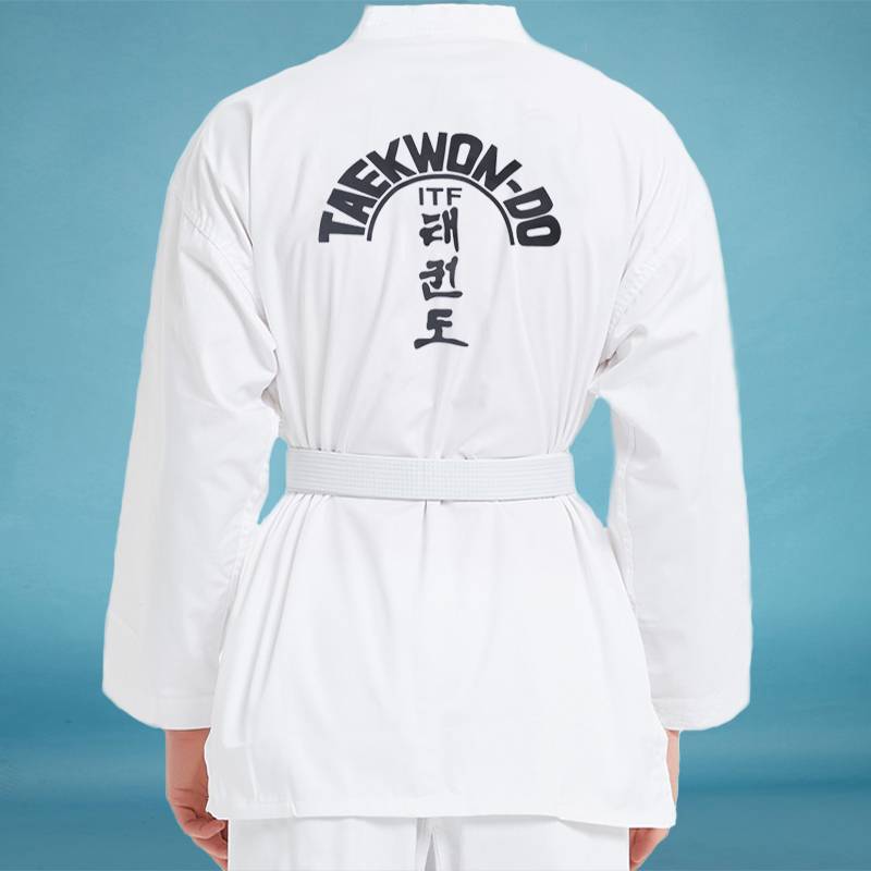 ITF Taoism Taekwondo Children Adult Men and Women's Primary Studies Martial Arts Training Services Pure White Paste Taekwondo Alliance