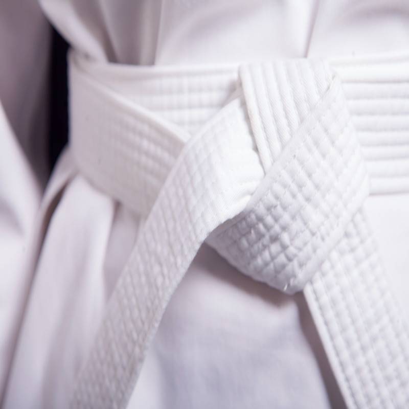 Pure cotton children Taekwondo clothing black belt white custom training long -sleeved print adult men's and women's product set set