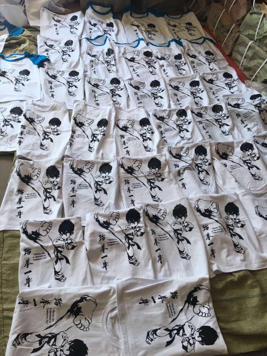Binlong Sports Taekwondo clothing Children Taekwondo clothing adult men and women Taekwondo clothing training road