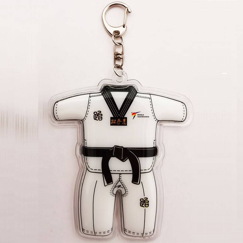 Hot -selling Taekwondo Gift Key Buckle Bag Small Pendant Smoral Souvenirs More Sanior Substance More Taekwondo Accessories Customization